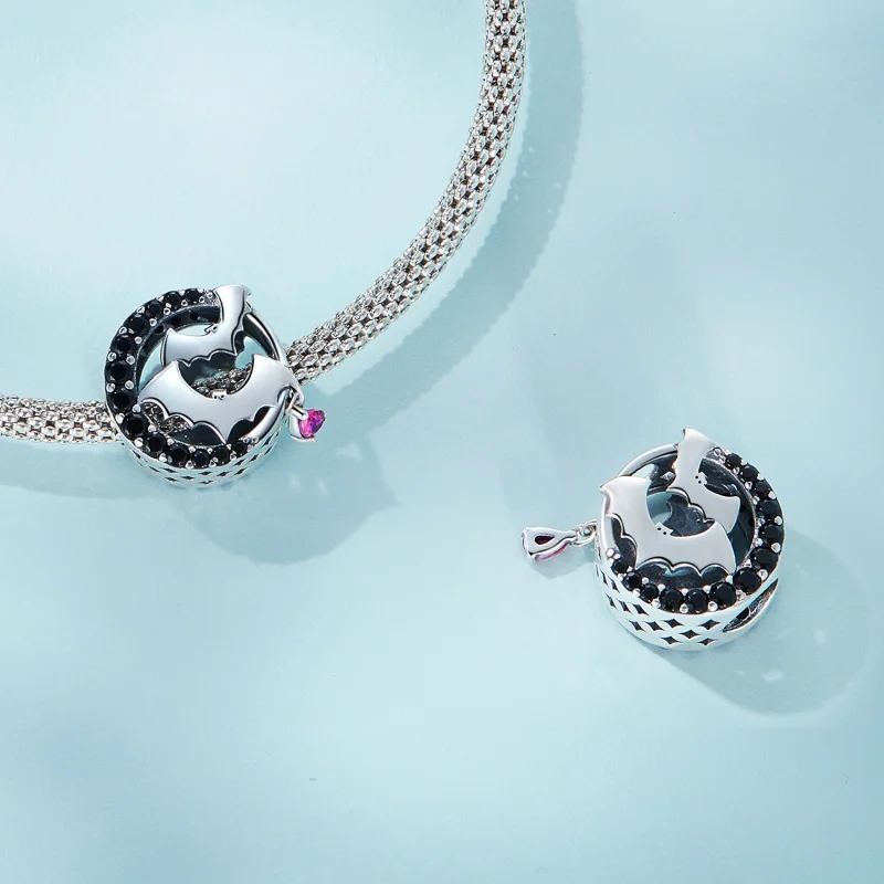 (image for) Pandora Style Bat Charm - SCC2392 - View 4