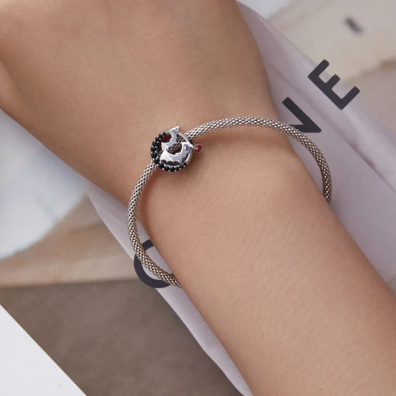 (image for) Pandora Style Bat Charm - SCC2392 - View 5