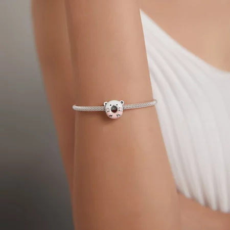 Pandora Style Bear Donuts Charm - SCC1876