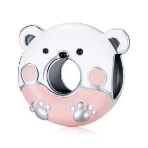 (image for) Pandora Style Bear Donuts Charm - SCC1876