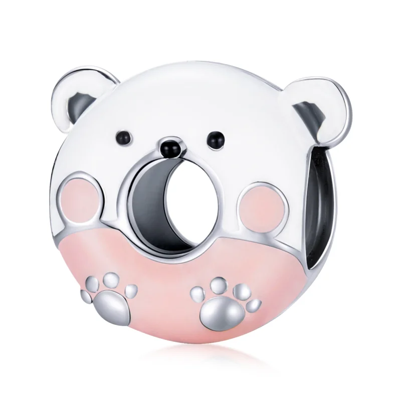 (image for) Pandora Style Bear Donuts Charm - SCC1876 - Product Image