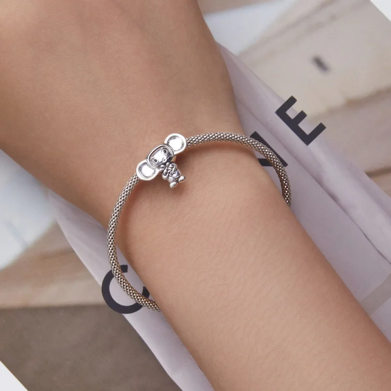 (image for) Pandora Style Big Eared Monkey Charm - SCC2387 - View 6