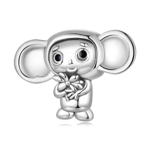 (image for) Pandora Style Big Eared Monkey Charm - SCC2387