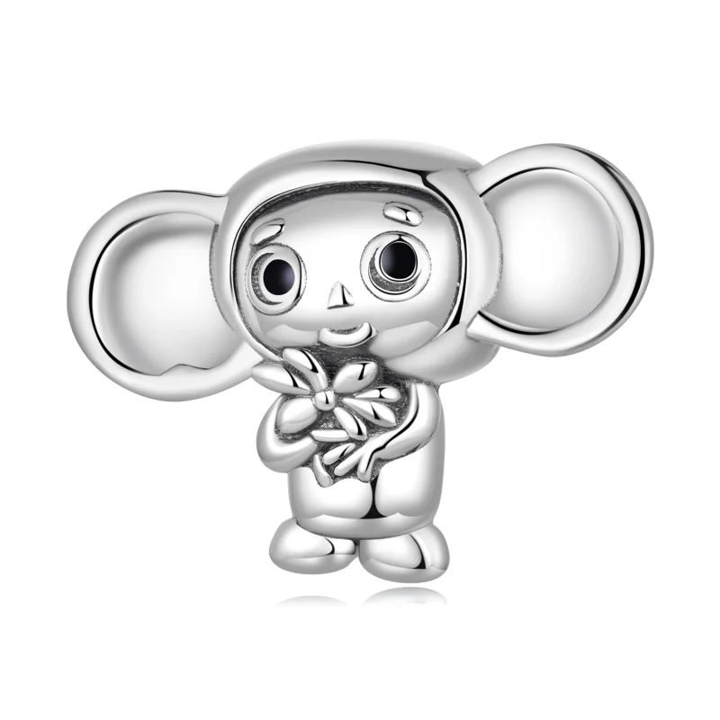 (image for) Pandora Style Big Eared Monkey Charm - SCC2387 - Product Image