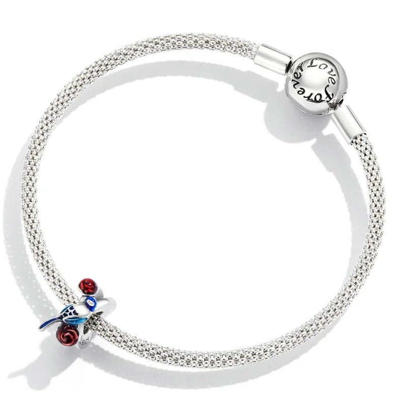 (image for) Pandora Style Birds and Flowers - Awakening of Insects Charm - SCC2192 - View 4