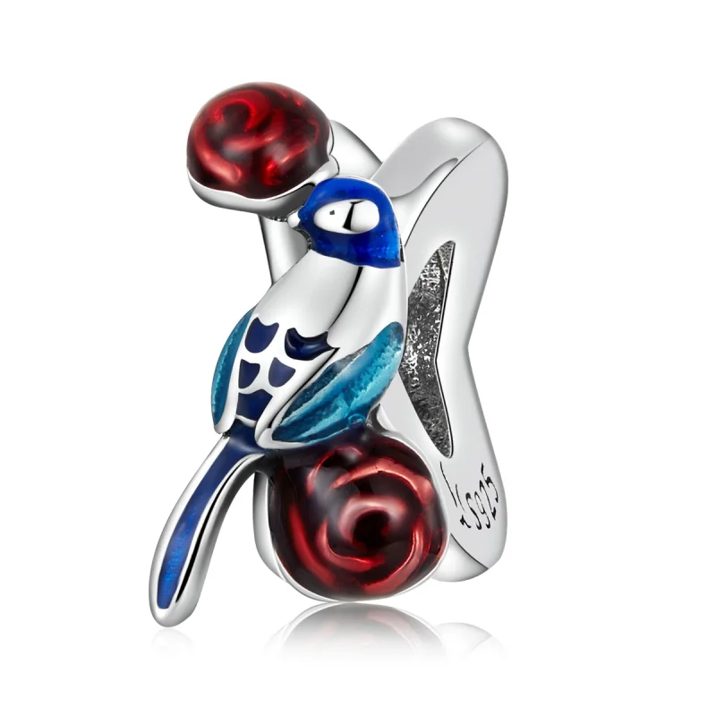 (image for) Pandora Style Birds and Flowers - Awakening of Insects Charm - SCC2192 - Product Image