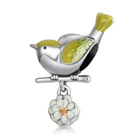 Pandora Style Birds and Flowers - Beginning of Spring Charm - SCC2191 Pandora Style Birds and Flowers - Beginning of Spring Charm - SCC2191