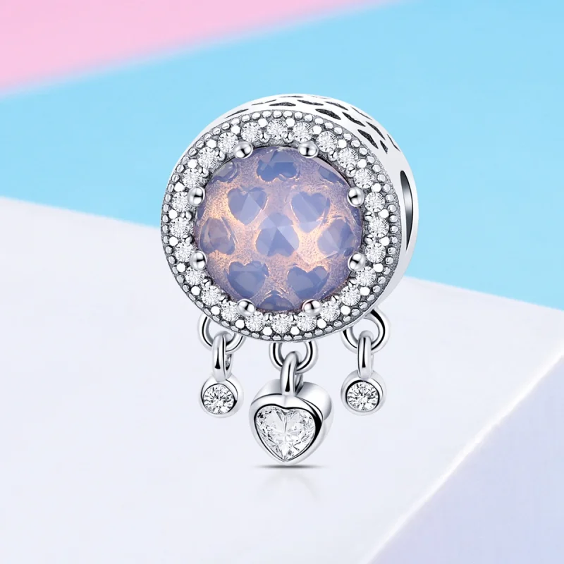 (image for) Pandora Style Bright Heart Charm - SCC999 - View 2