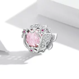 Pandora Style Butterflies Flying Charm - BSC552 Pandora Style Butterflies Flying Charm - BSC552