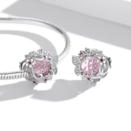 Pandora Style Butterflies Flying Charm - BSC552