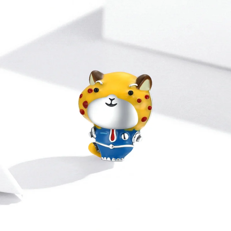 (image for) Pandora Style Cheetah Police Charm - SCC1962 - View 2