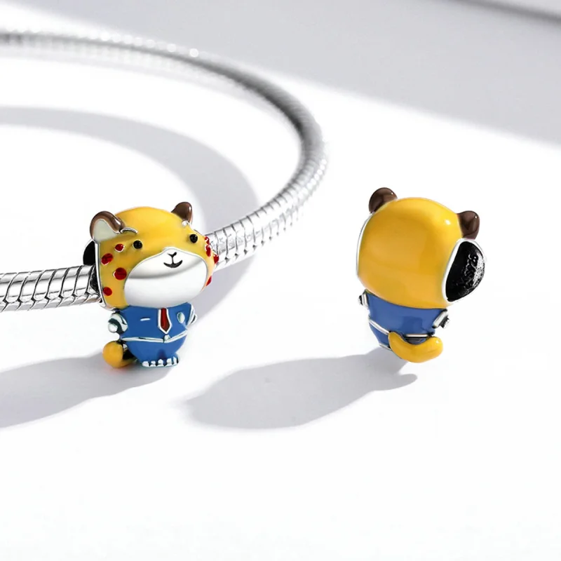 (image for) Pandora Style Cheetah Police Charm - SCC1962 - View 4