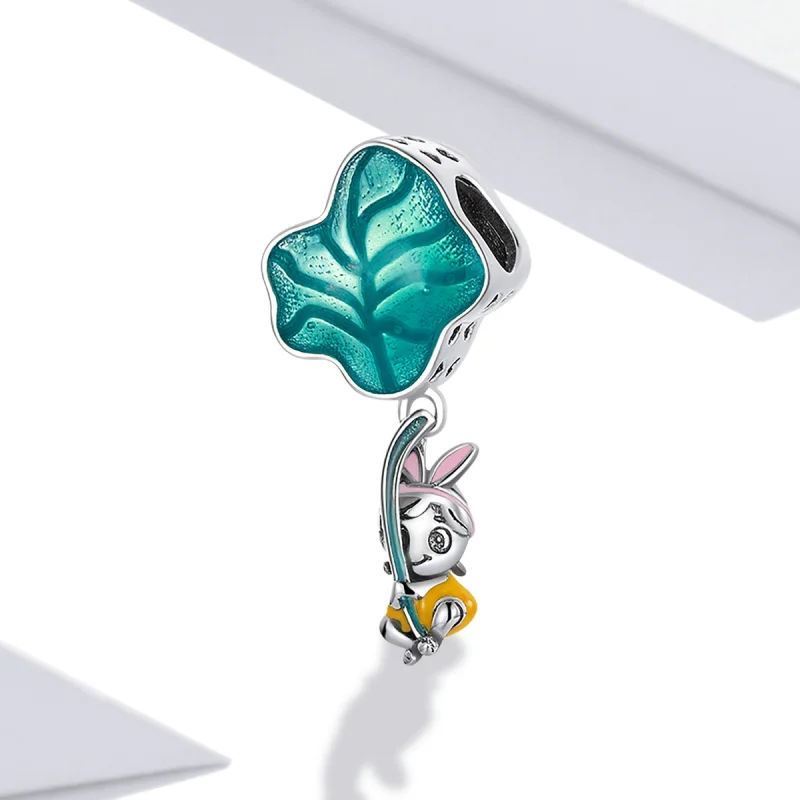 (image for) Pandora Style Chilean Frond Charm - SCC2114 - View 2