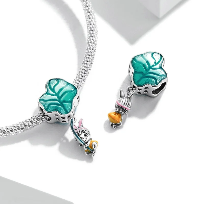 (image for) Pandora Style Chilean Frond Charm - SCC2114 - View 4