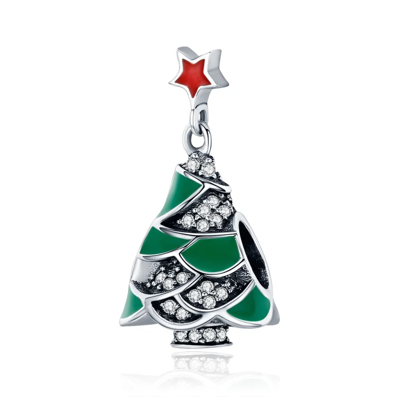 (image for) Pandora Style Christmas Tree Charm - SCC307 - Product Image