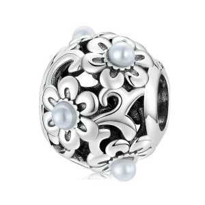 (image for) Pandora Style Classical Flowers Charm - SCC2182