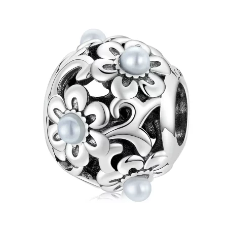 Pandora Style Classical Flowers Charm - SCC2182