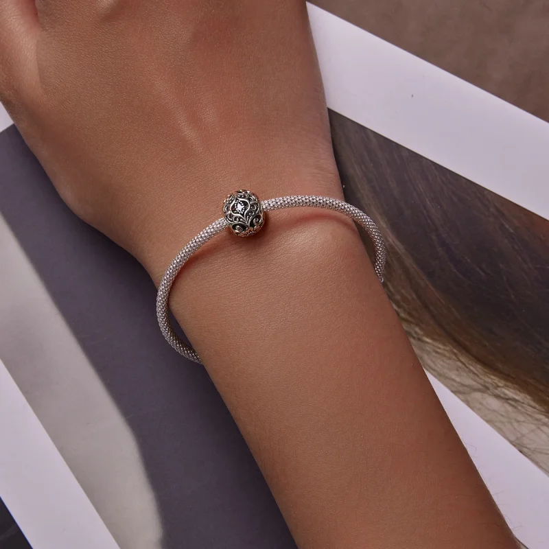 (image for) Pandora Style Classical Pattern Charm - SCC2183 - View 5