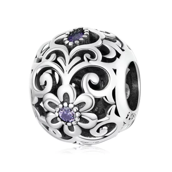 Pandora Style Classical Pattern Charm - SCC2183