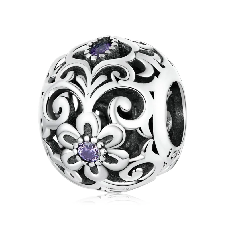 (image for) Pandora Style Classical Pattern Charm - SCC2183 - Product Image