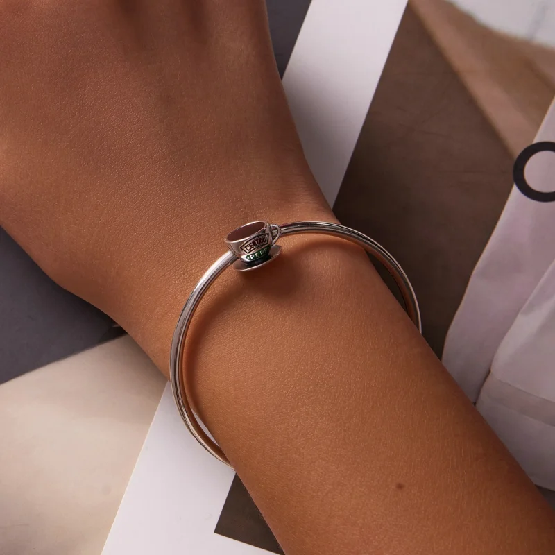 (image for) Pandora Style Coffee Cup Charm - SCC2164 - View 5