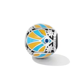 Pandora Style Contrasting Color of Mans Star Eyes Charm - SCC2201 Pandora Style Contrasting Color of Mans Star Eyes Charm - SCC2201