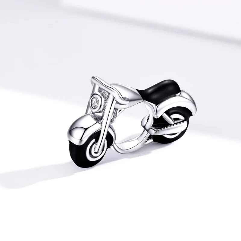 (image for) Pandora Style Cool Motorcycle Charm - BSC273 - View 2