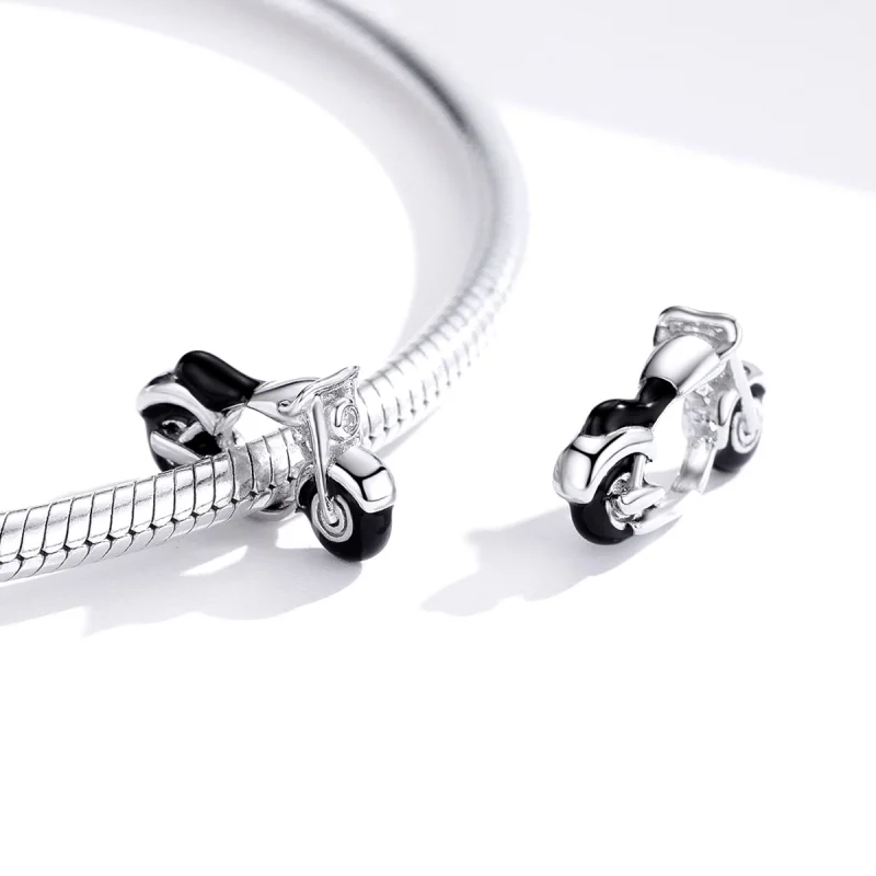 (image for) Pandora Style Cool Motorcycle Charm - BSC273 - View 4