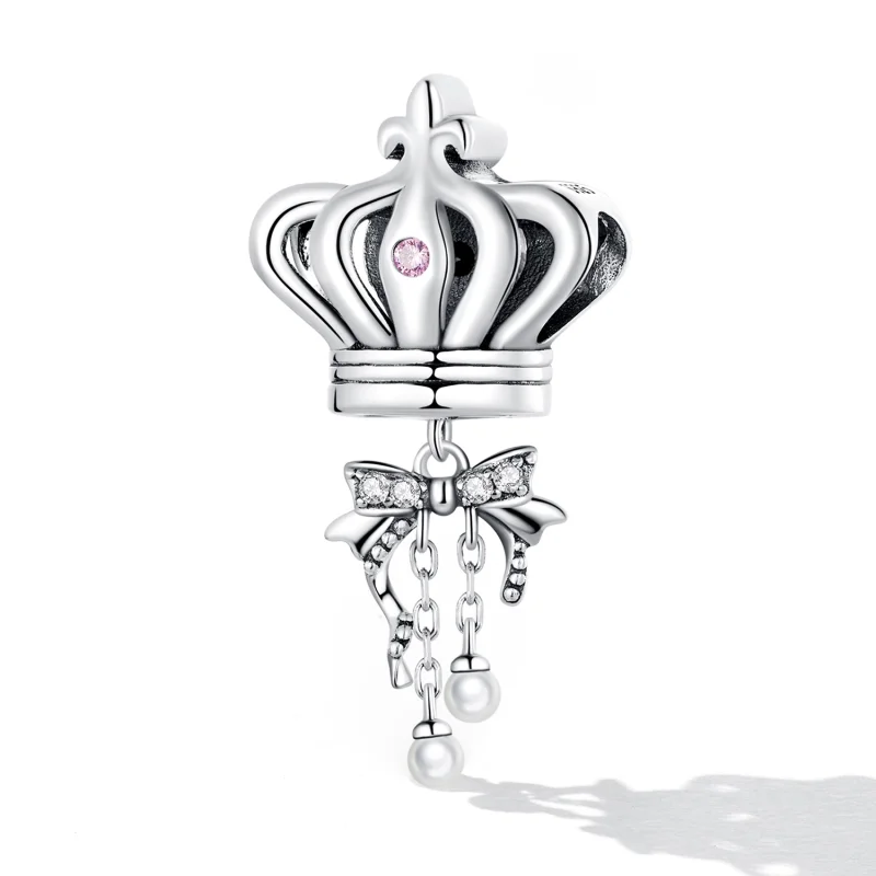 (image for) Pandora Style Crown Bow Charm - SCC2259 - View 2