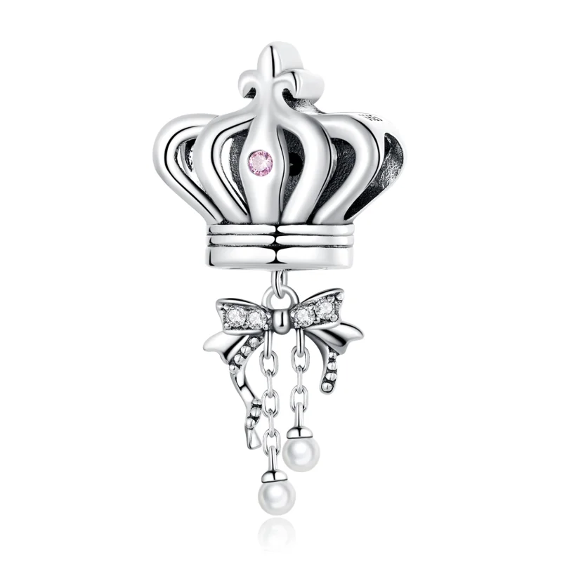 (image for) Pandora Style Crown Bow Charm - SCC2259 - Product Image