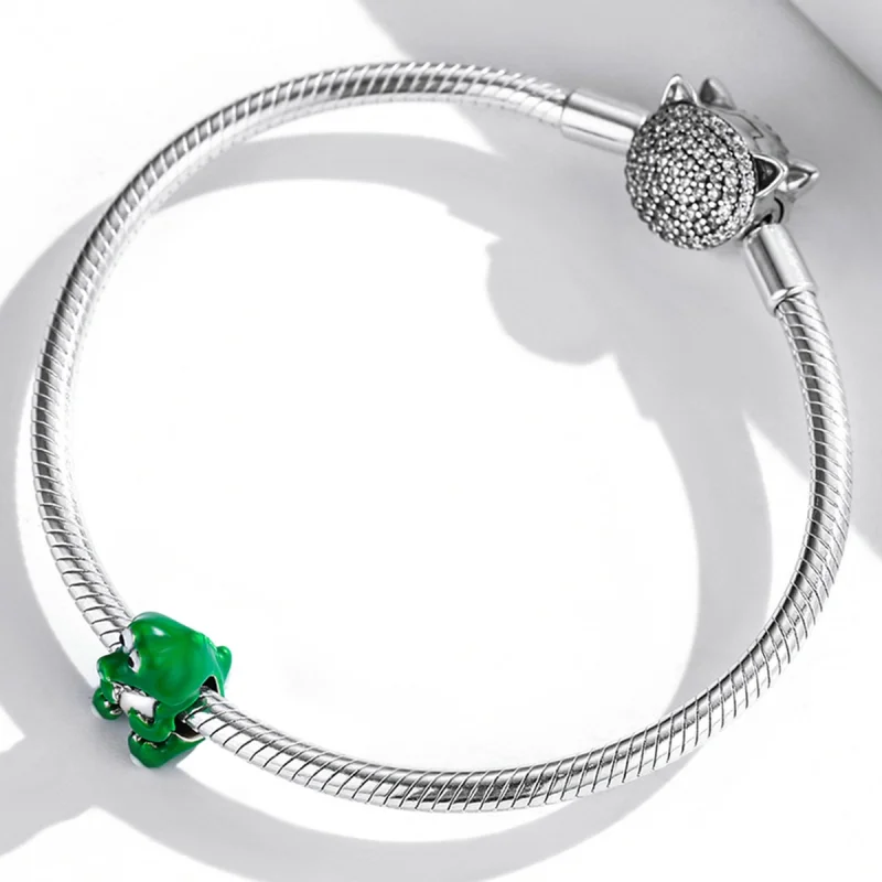 (image for) Pandora Style Cute Crocodile Charm - SCC2008 - View 3