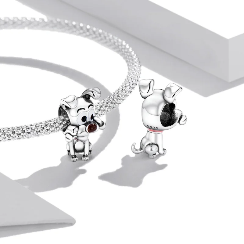 (image for) Pandora Style Cute Dog Charm - SCC2121 - View 4