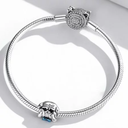 Pandora Style Cute Dog Fight Charm - SCC2009
