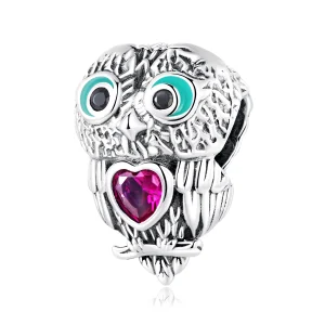 (image for) Pandora Style Cute Owl Charm - SCC2253