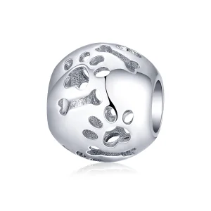(image for) Pandora Style Cute Pet Footprints Charm - BSC140