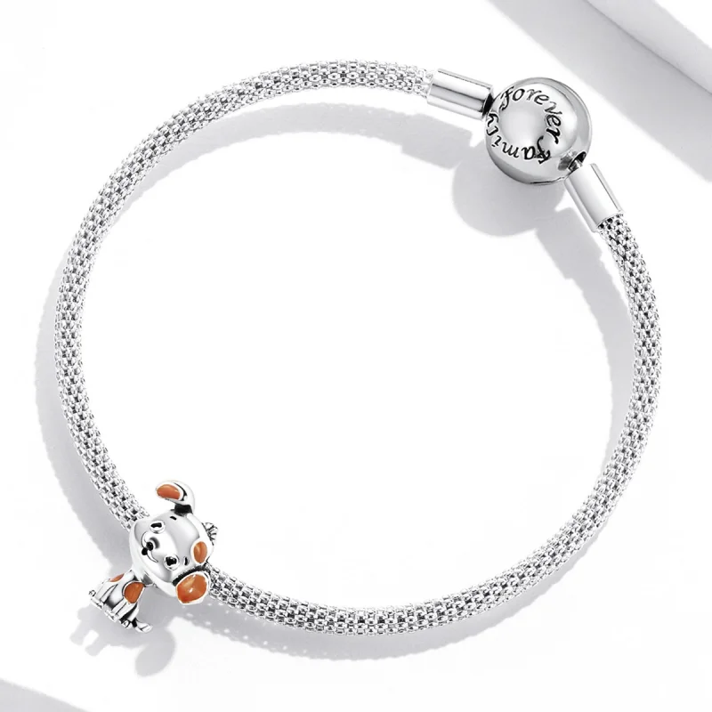 (image for) Pandora Style Cute Puppy Charm - SCC2159 - View 3