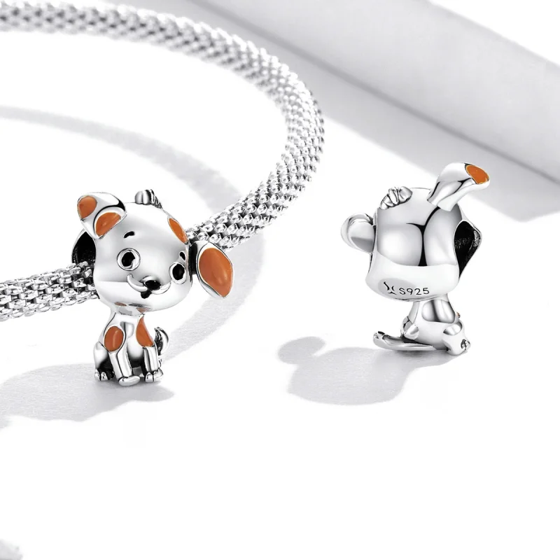 (image for) Pandora Style Cute Puppy Charm - SCC2159 - View 4