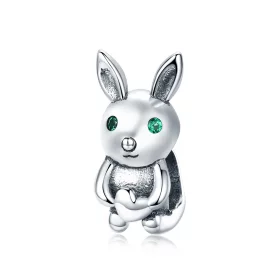 Pandora Style Cute Rabbit Charm - BSC169 Pandora Style Cute Rabbit Charm - BSC169