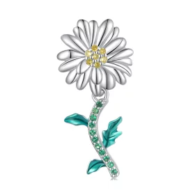 Pandora Style Daisy Charm - BSC648 Pandora Style Daisy Charm - BSC648