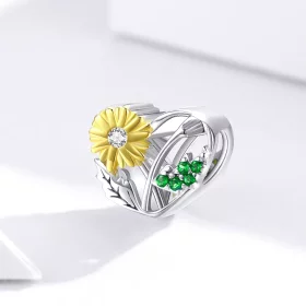 Pandora Style Daisy Story Charm - BSC284 Pandora Style Daisy Story Charm - BSC284