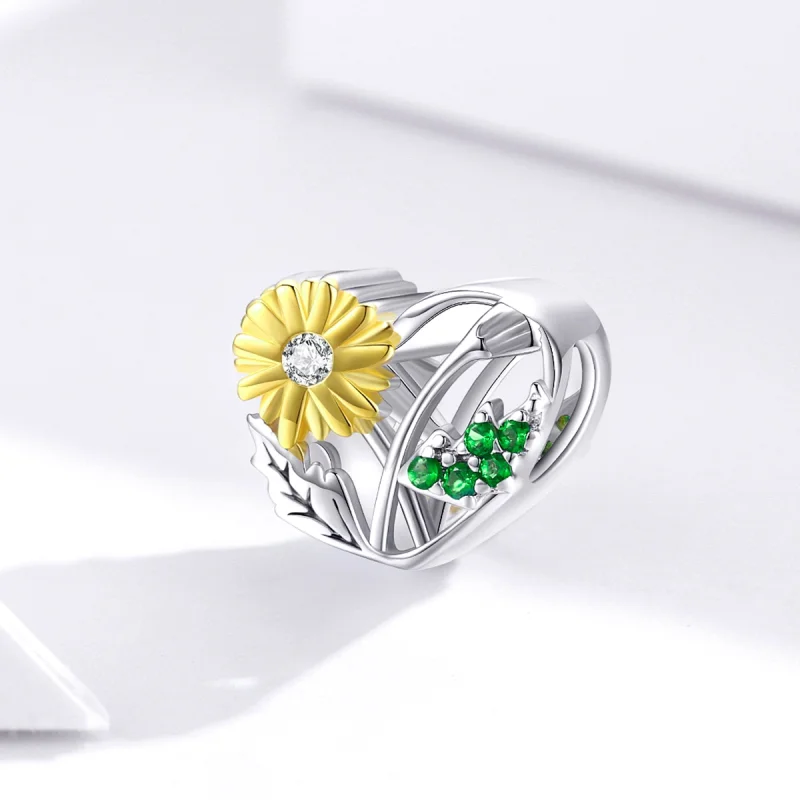 (image for) Pandora Style Daisy Story Charm - BSC284 - View 2