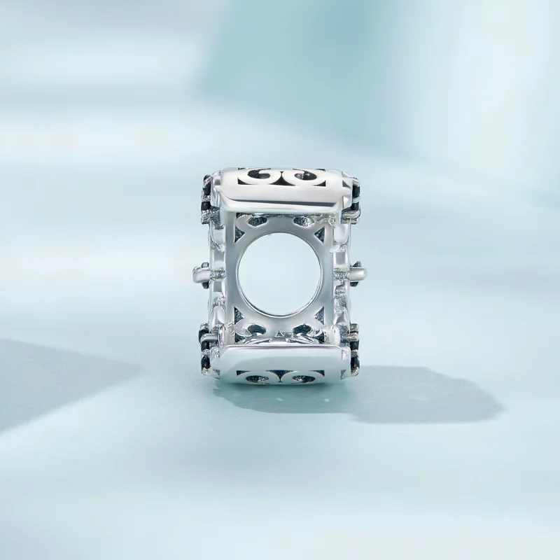 (image for) Pandora Style Dark Night Moon Charm - SCC2370 - View 3