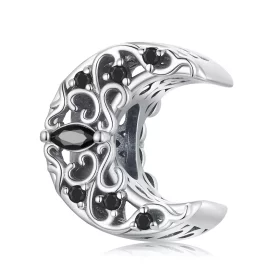 Pandora Style Dark Night Moon Charm - SCC2370 Pandora Style Dark Night Moon Charm - SCC2370