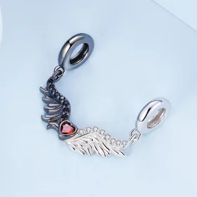 Pandora Style Devils and Angels Charm - BSC693 Pandora Style Devils and Angels Charm - BSC693