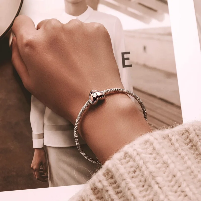 (image for) Pandora Style Double Color Love Charm - BSC566 - View 6