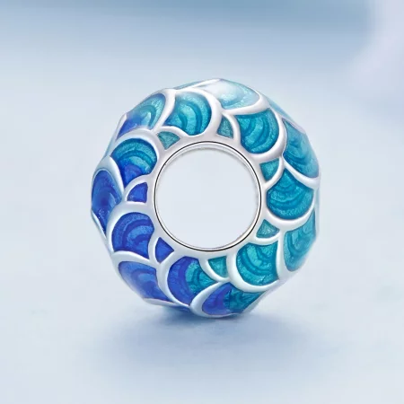 Pandora Style Dragon Scales Charm - BSC683