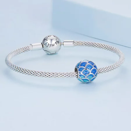 Pandora Style Dragon Scales Charm - BSC683