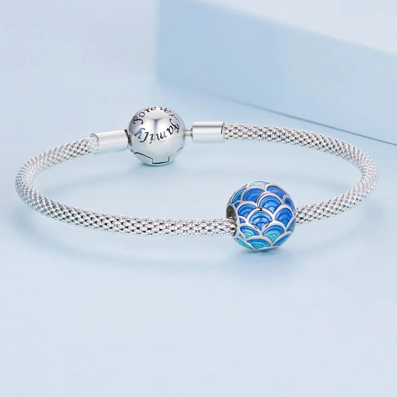 (image for) Pandora Style Dragon Scales Charm - BSC683 - View 5