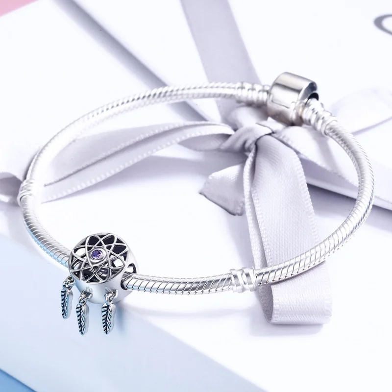 (image for) Pandora Style Dreamcatcher Charm - SCC330 - View 4