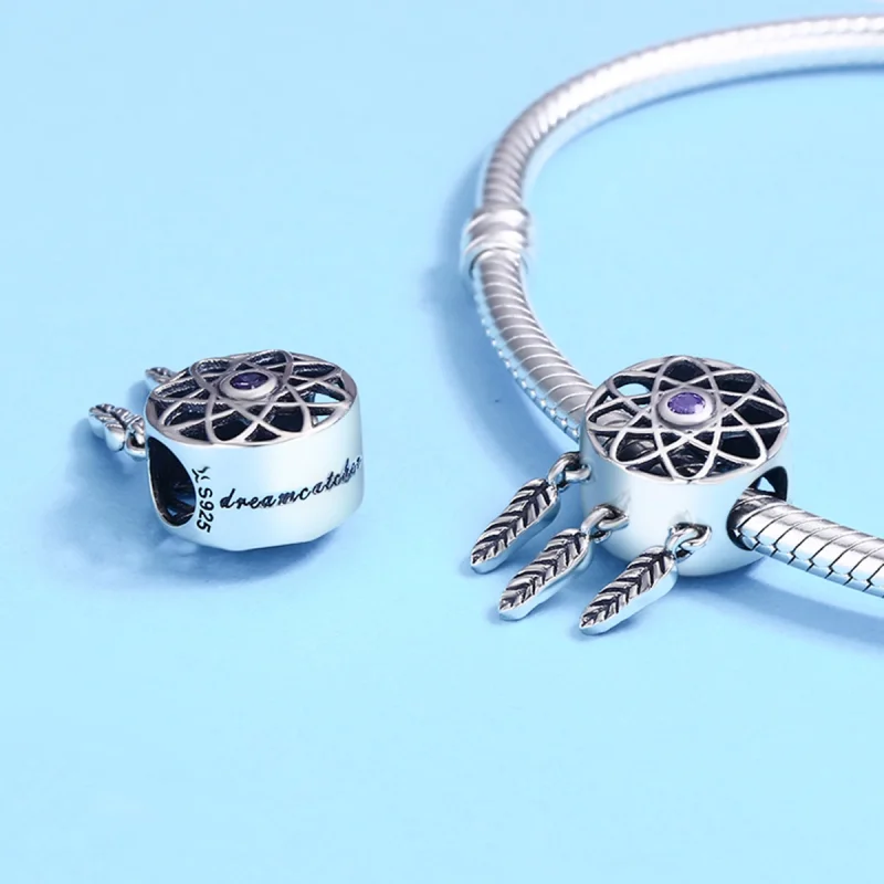 (image for) Pandora Style Dreamcatcher Charm - SCC330 - View 5